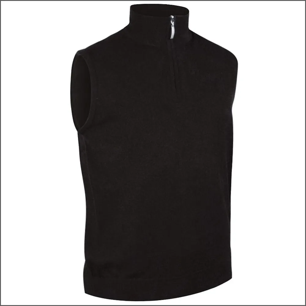 Glenmuir Stanley Lightweight Cotton Zip Neck Slipover--
