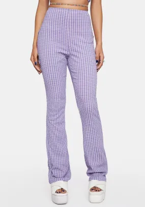 Grape Flare Pants