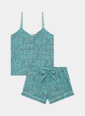 Green Dots Women's Cami Organic Cotton Short Set