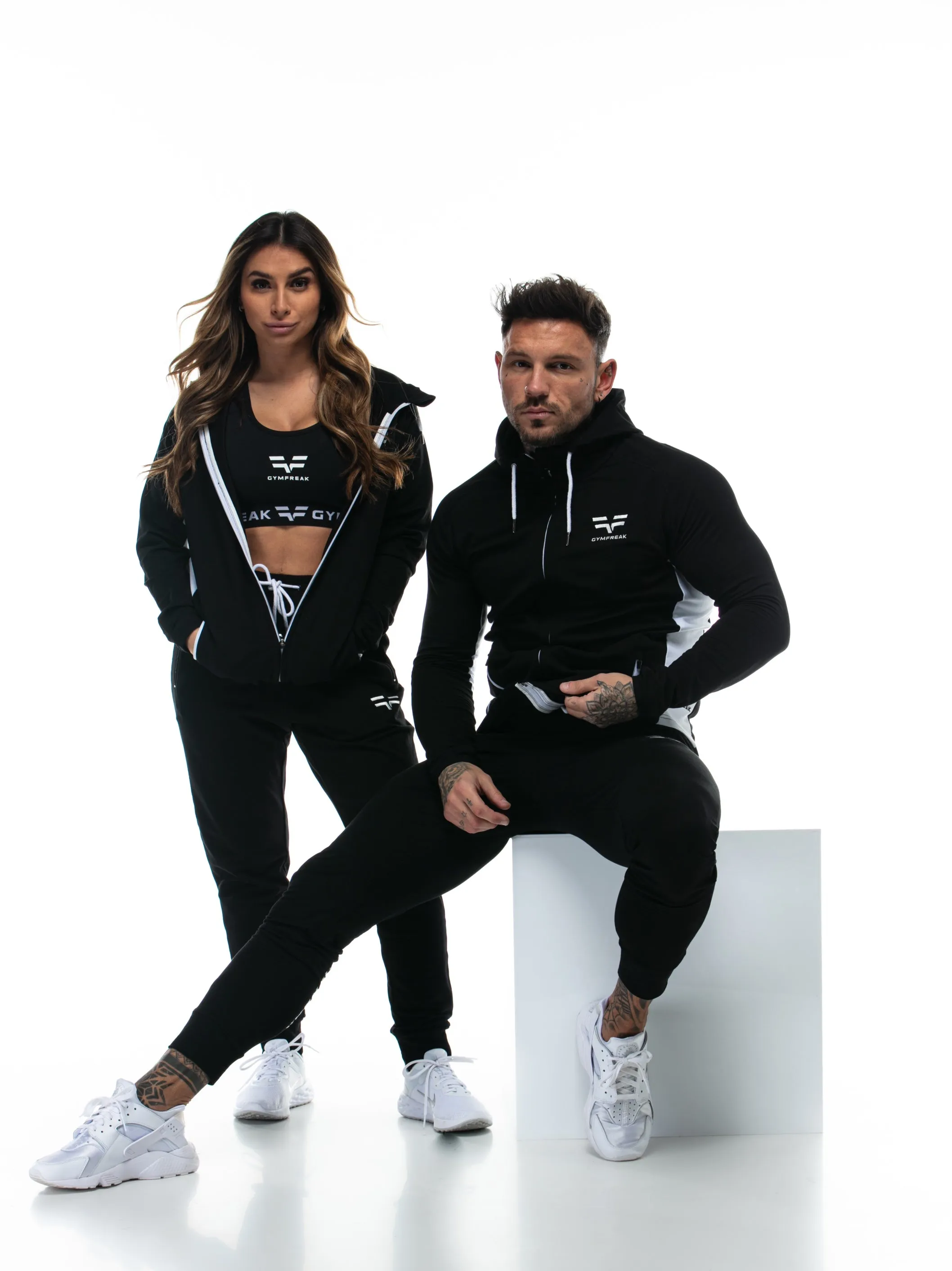 GymFreak Womens Active Joggers - Black