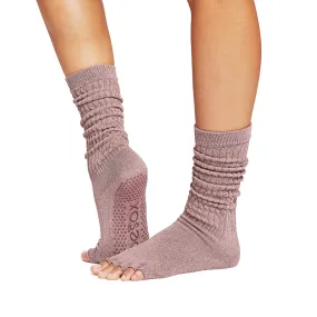 Half Toe Slouch Grip Socks