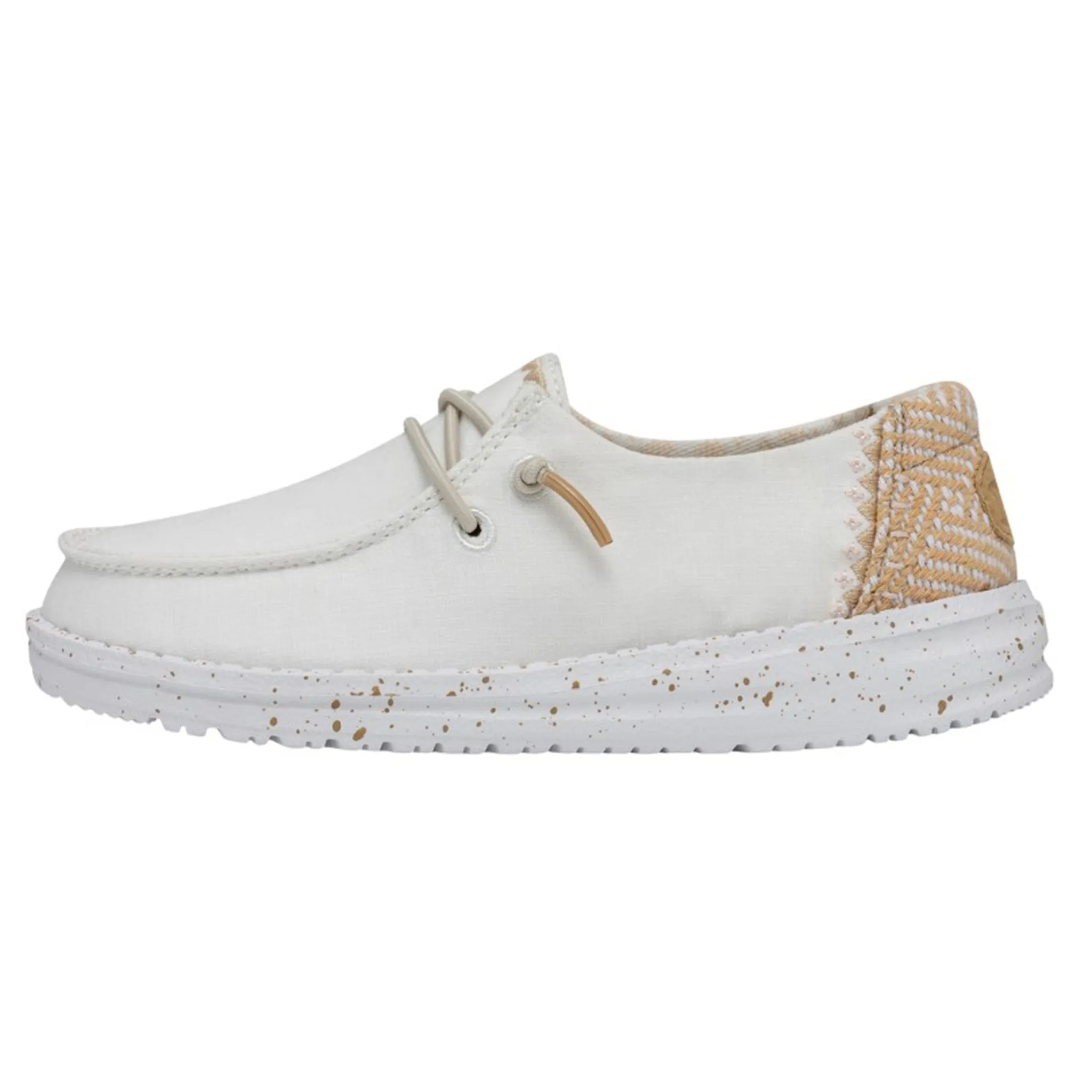 Hey Dude Youth Wendy Chambray Woven White Sand