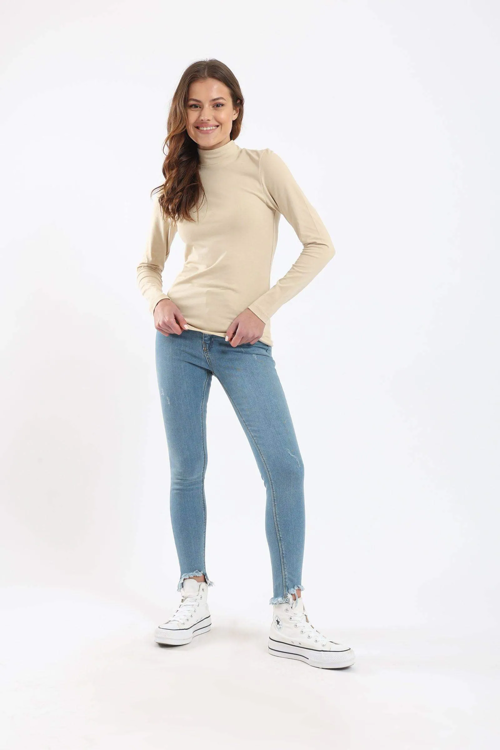 High Neck Slip on Top