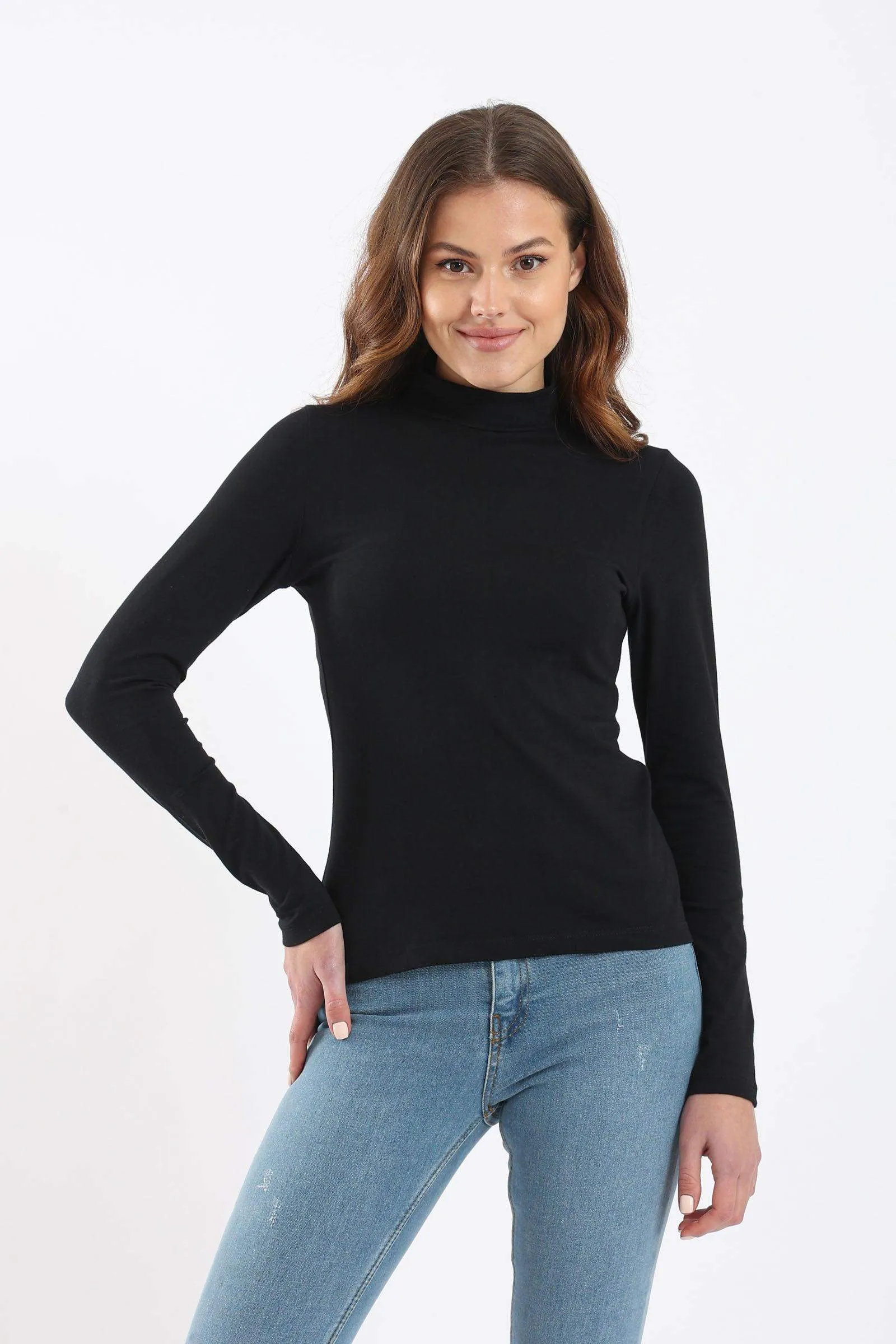 High Neck Slip on Top