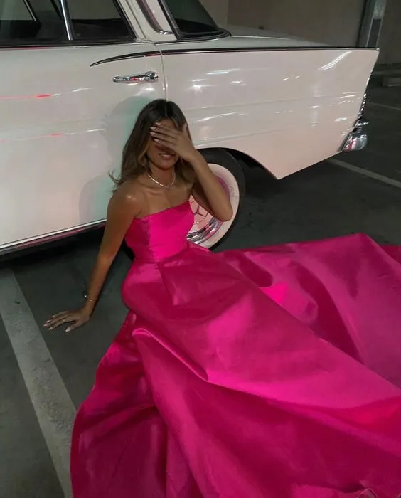 Hot Pink Prom Dresses Evening Dresses      fg2148