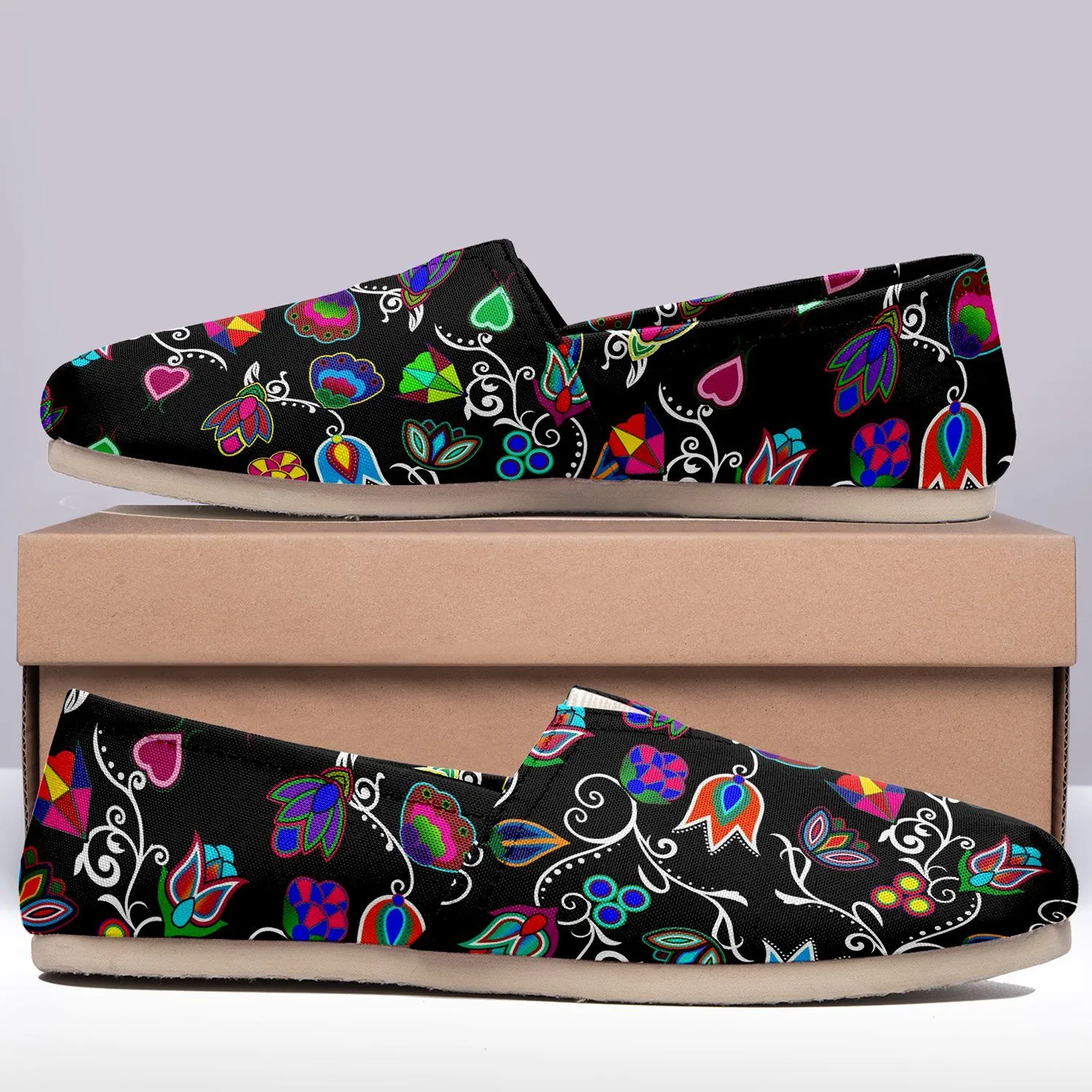 Indigenous Paisley Black Slip On