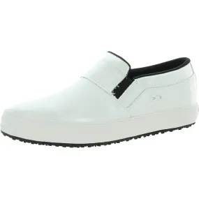 Infinity Womens Rush Leather Slip On Slip-On Sneakers
