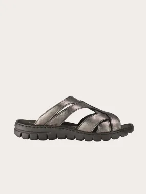 Josef Seibel Women's Grey Slider Sandals
