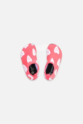 Kids Swimshoes - Summer Love Red