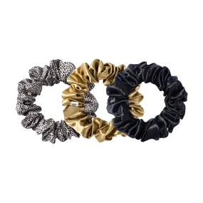 Large Pure Silk Scrunch X3-mixed Leopard