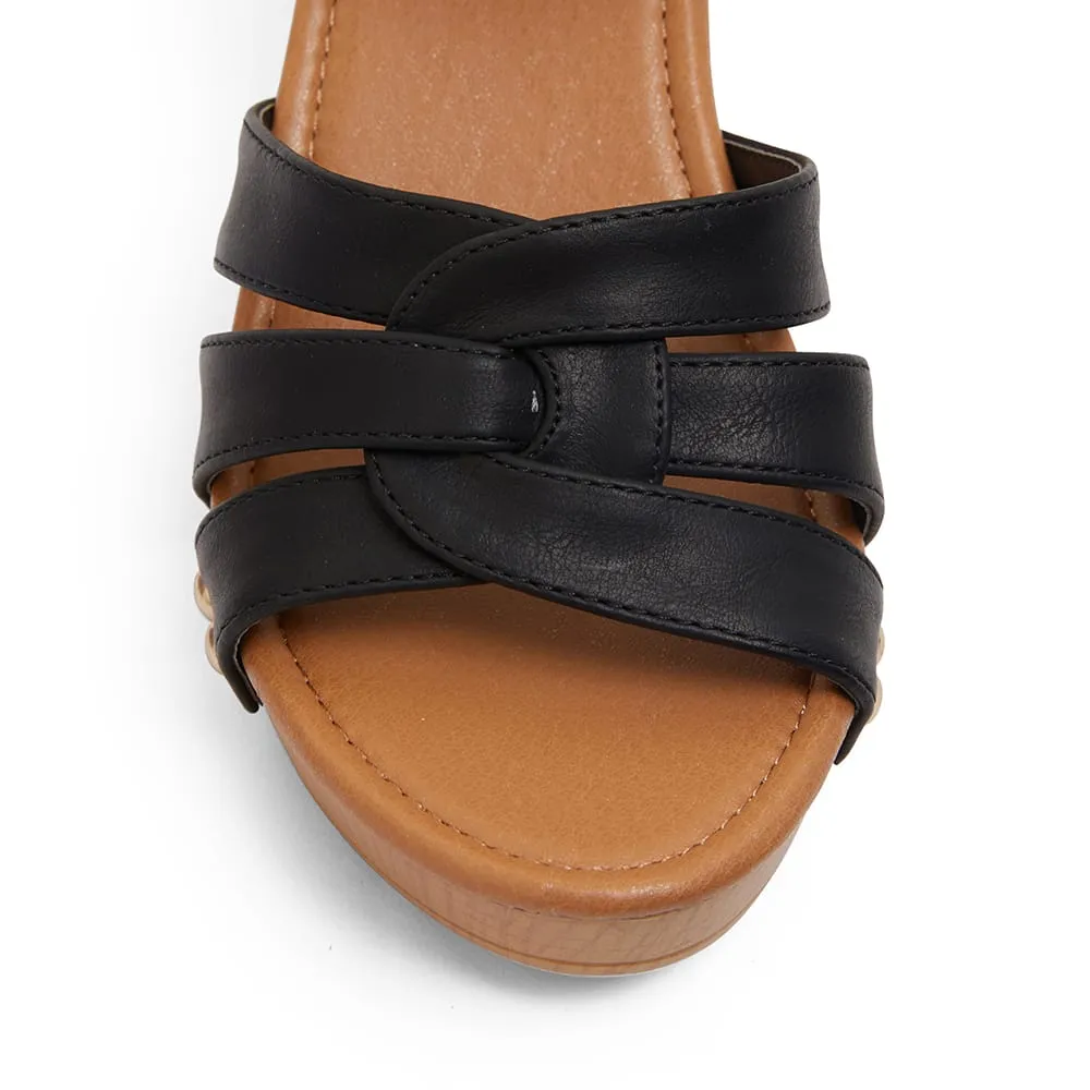 Lavinia Heel in Black Smooth