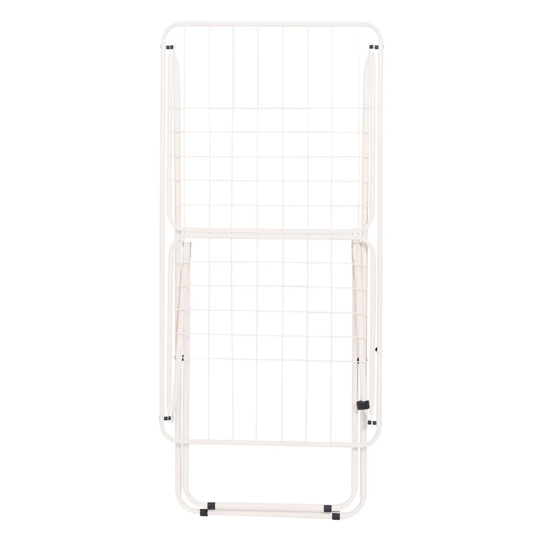 Lightweight Cloth / Laundry Rack with 2-Fold Wing (White)