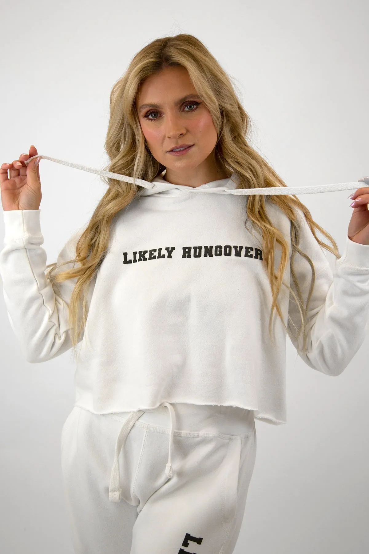 Likely Hungover Crop Hoodie