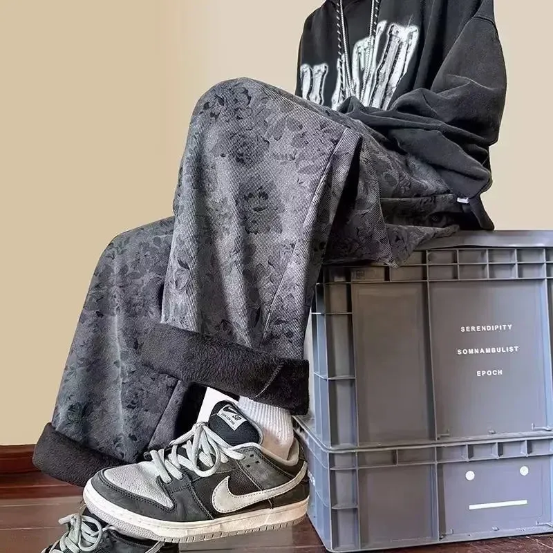 Lined Wide Leg Joggers | PERRY