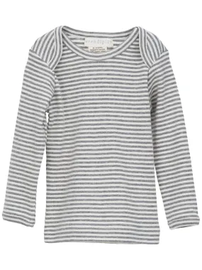 Long Sleeve Grey Stripe