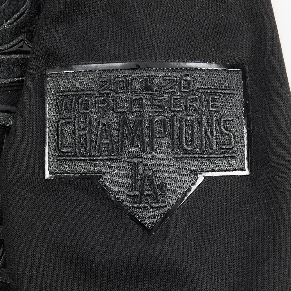 LOS ANGELES DODGERS TRIPLE BLACK BIG BOYS FLC PO HOODIE (BLACK)