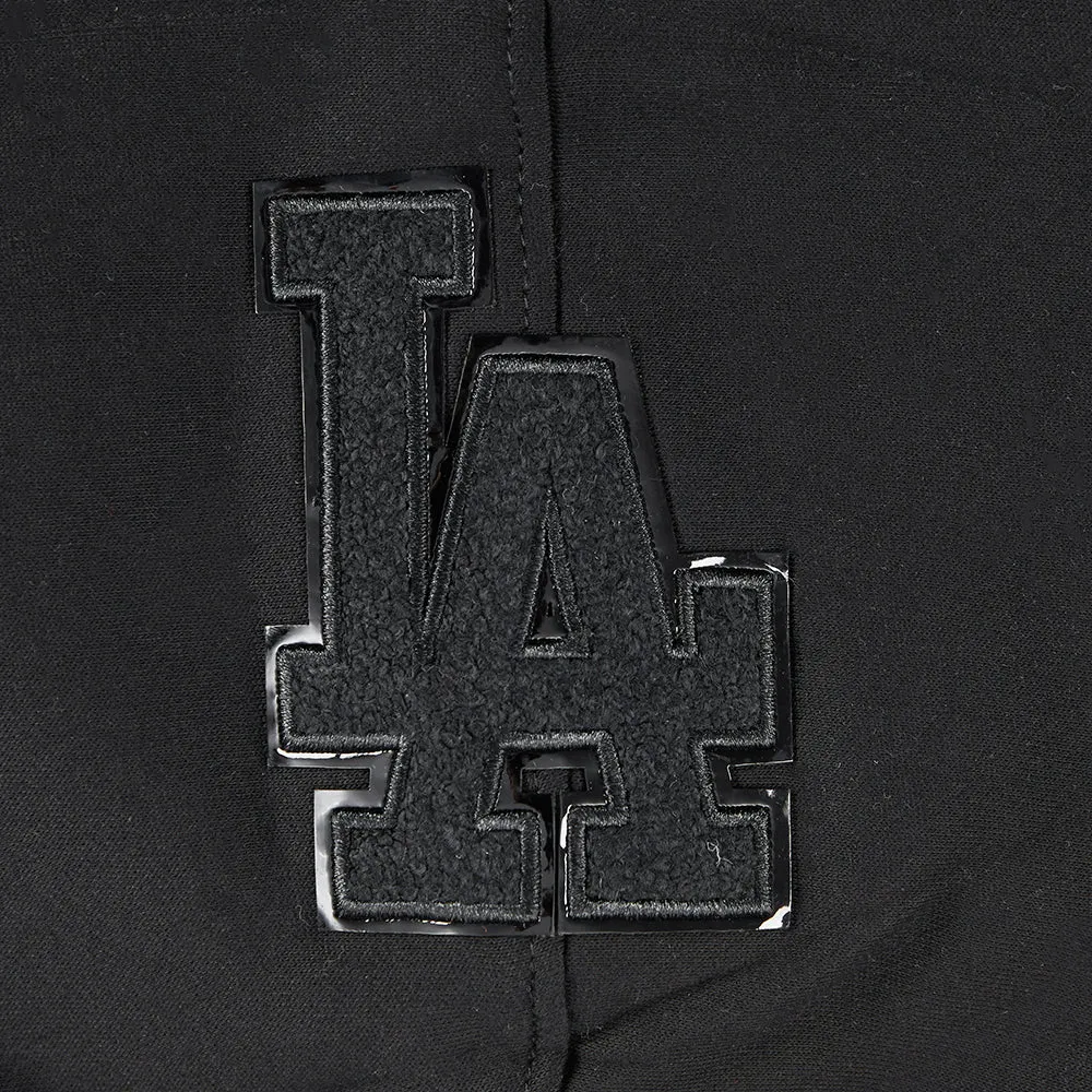 LOS ANGELES DODGERS TRIPLE BLACK BIG BOYS FLC PO HOODIE (BLACK)