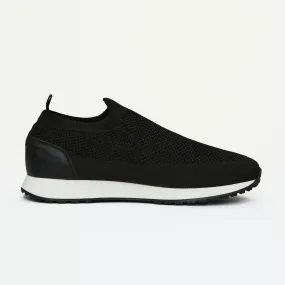 Madasat Men Black Slip On Knit Shoes - 881 |