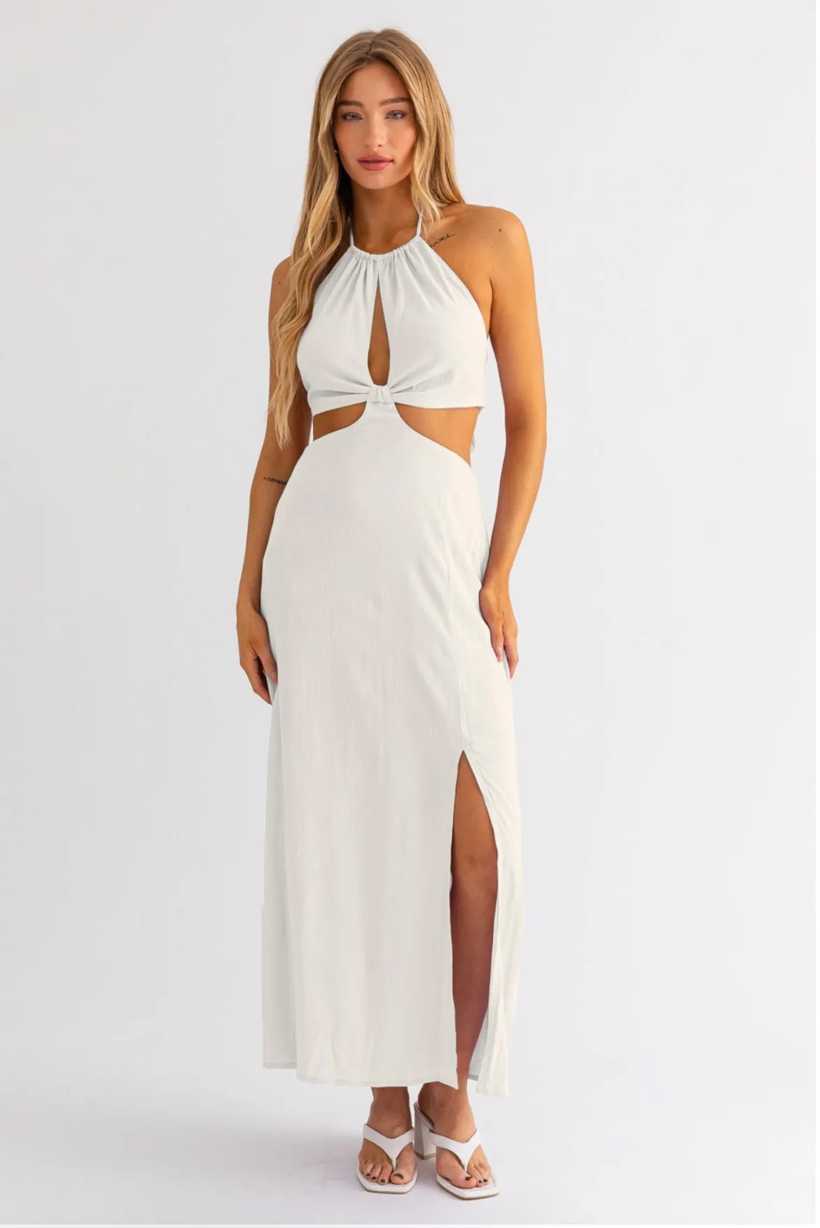 Madeline Halter Maxi Dress