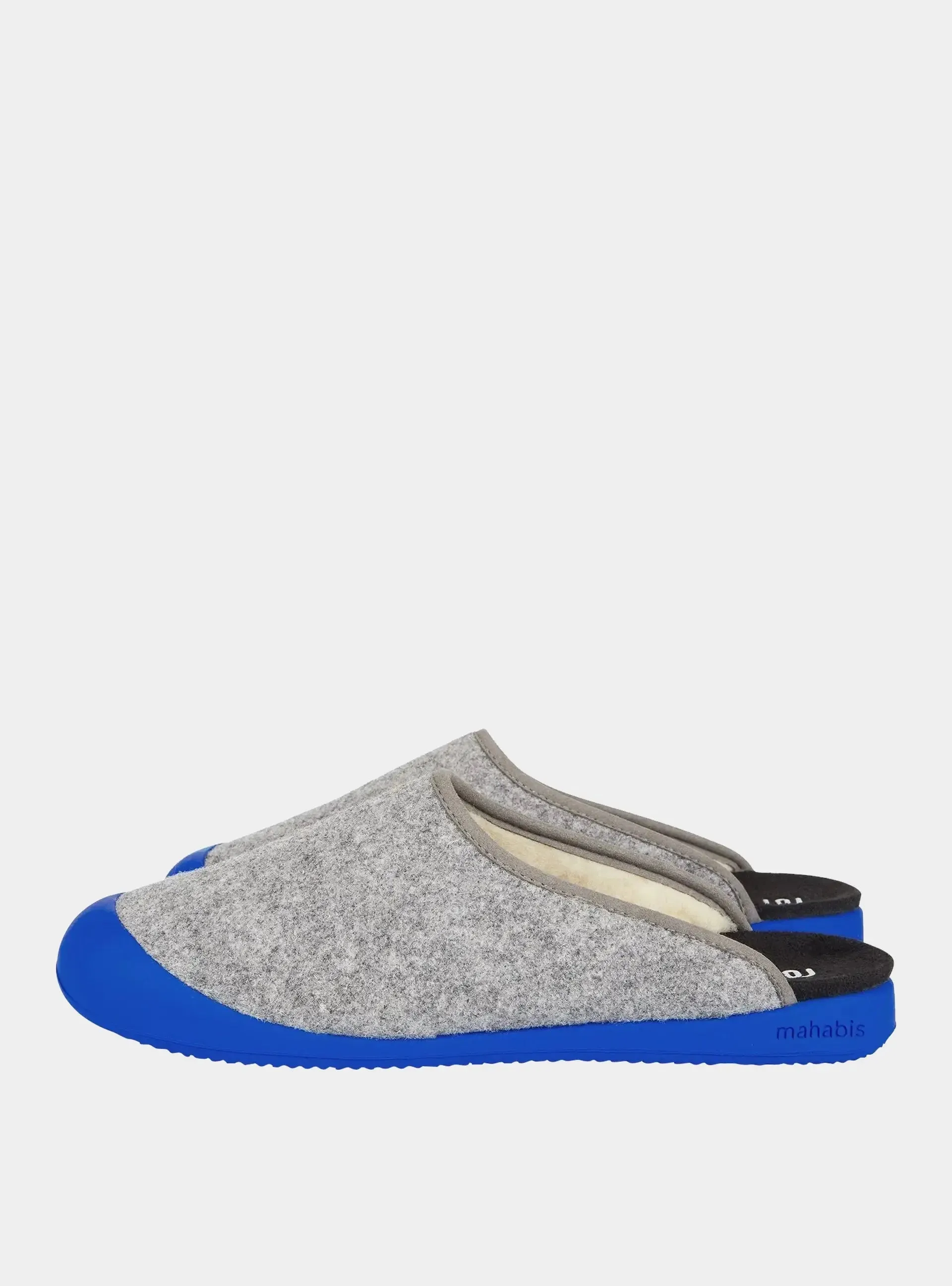 mahabis mule in larvik light grey x santorini blue