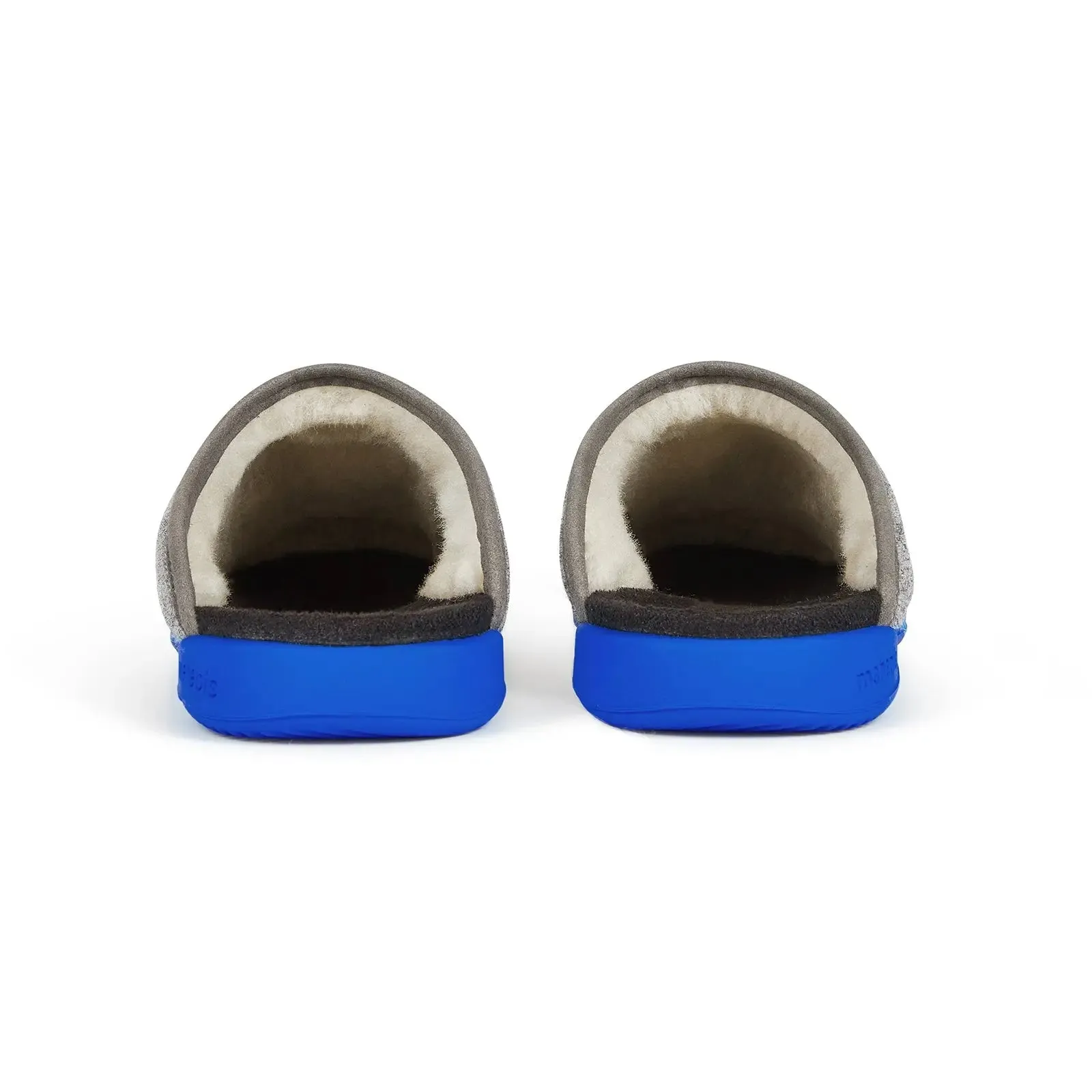 mahabis mule in larvik light grey x santorini blue