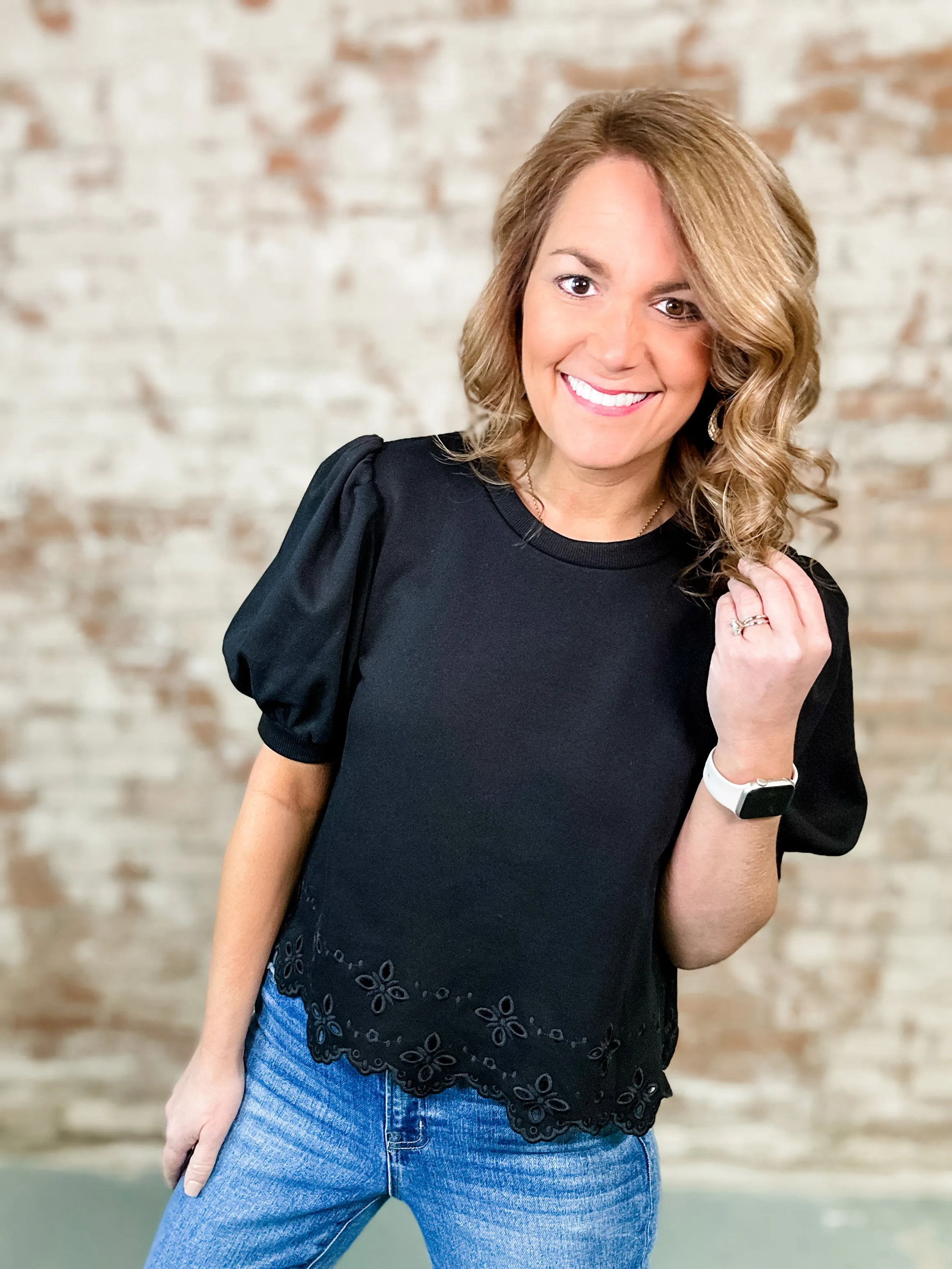 Maryann Embroidered Top
