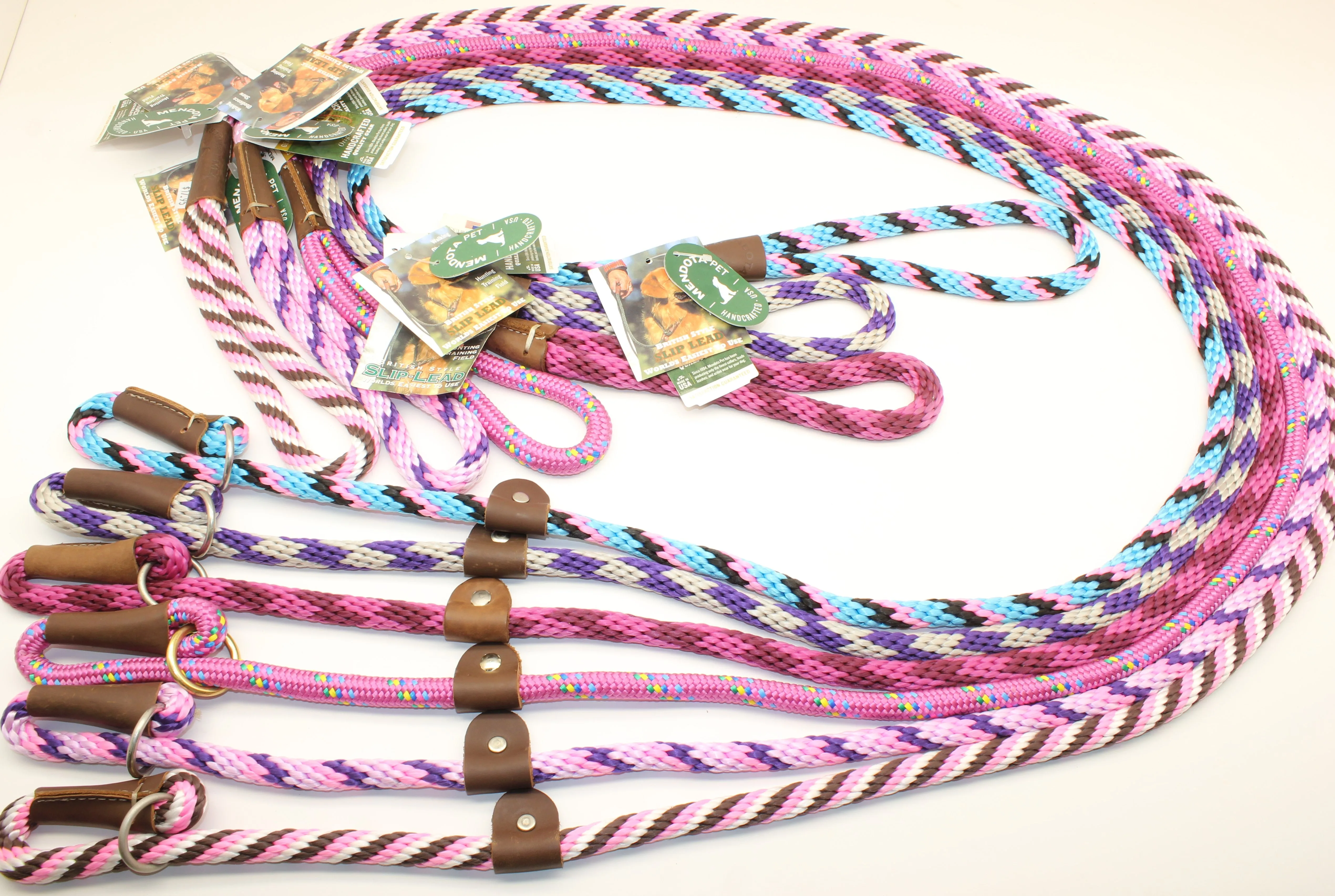Mendota 1/2" Slip Leashes