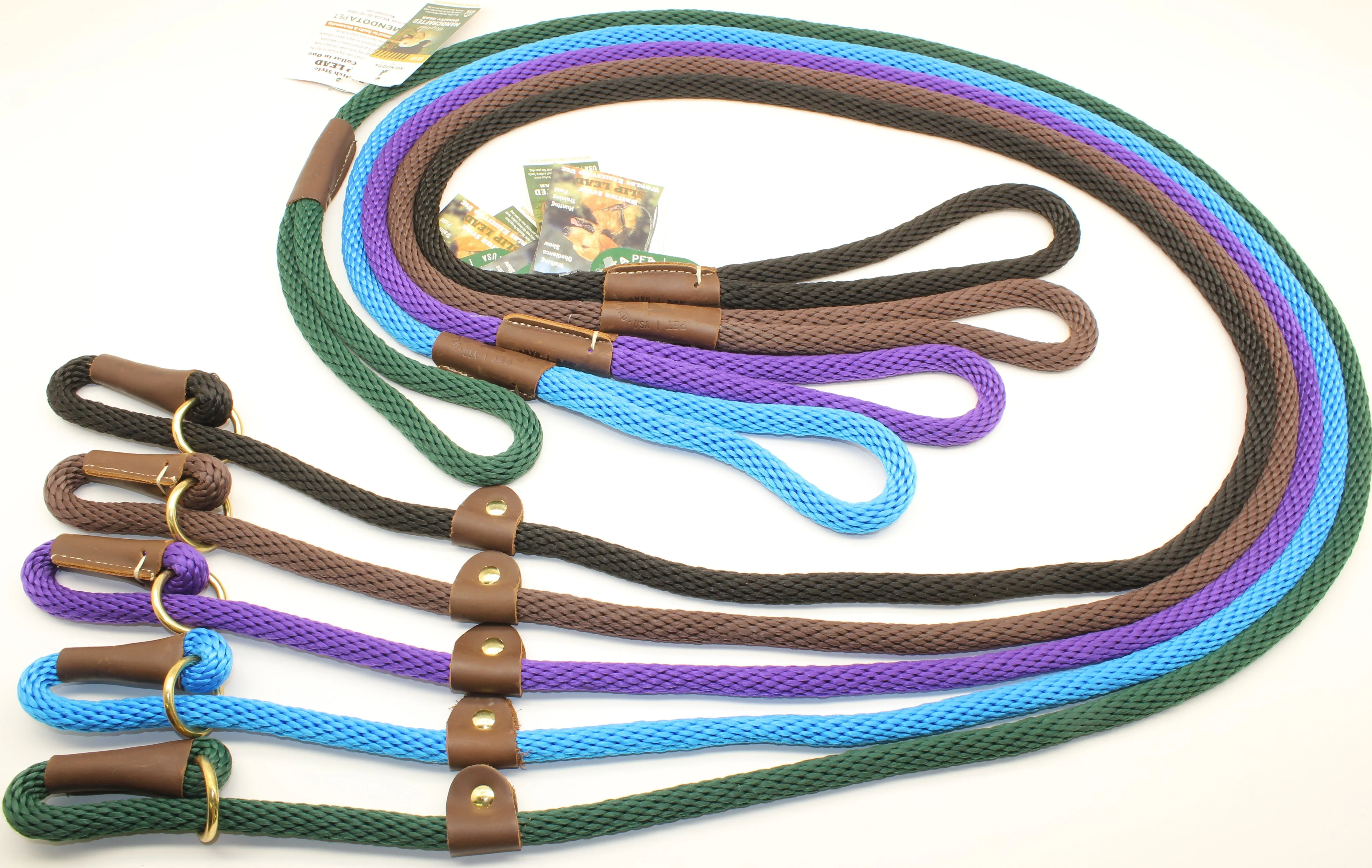 Mendota 1/2" Slip Leashes