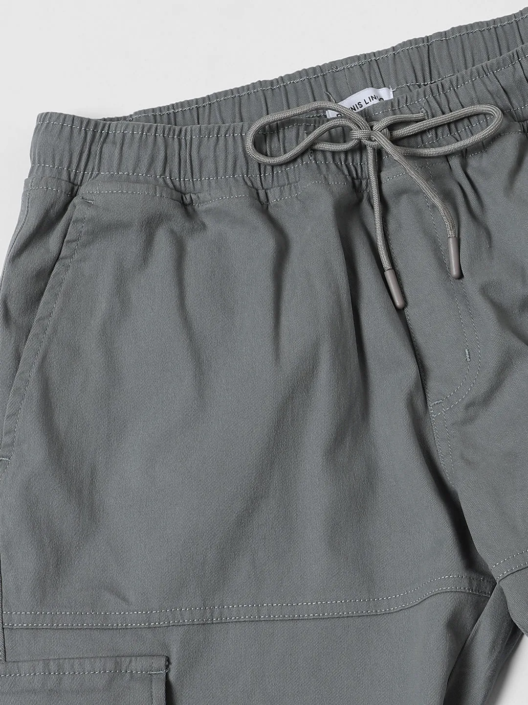 Men's Aqua with Drawstring Closure Cargo Joggers