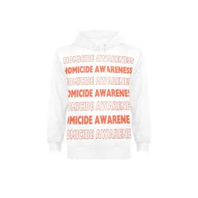 Men's Homicide Awareness Fleece Hoodie- Front & Back