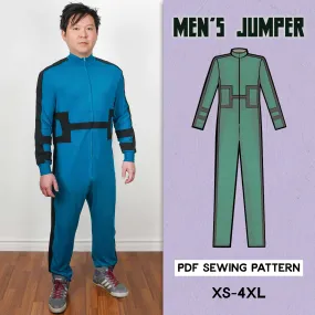 Men's Jumper & Hoods Sewing Pattern/Downloadable PDF and Tutorial Book