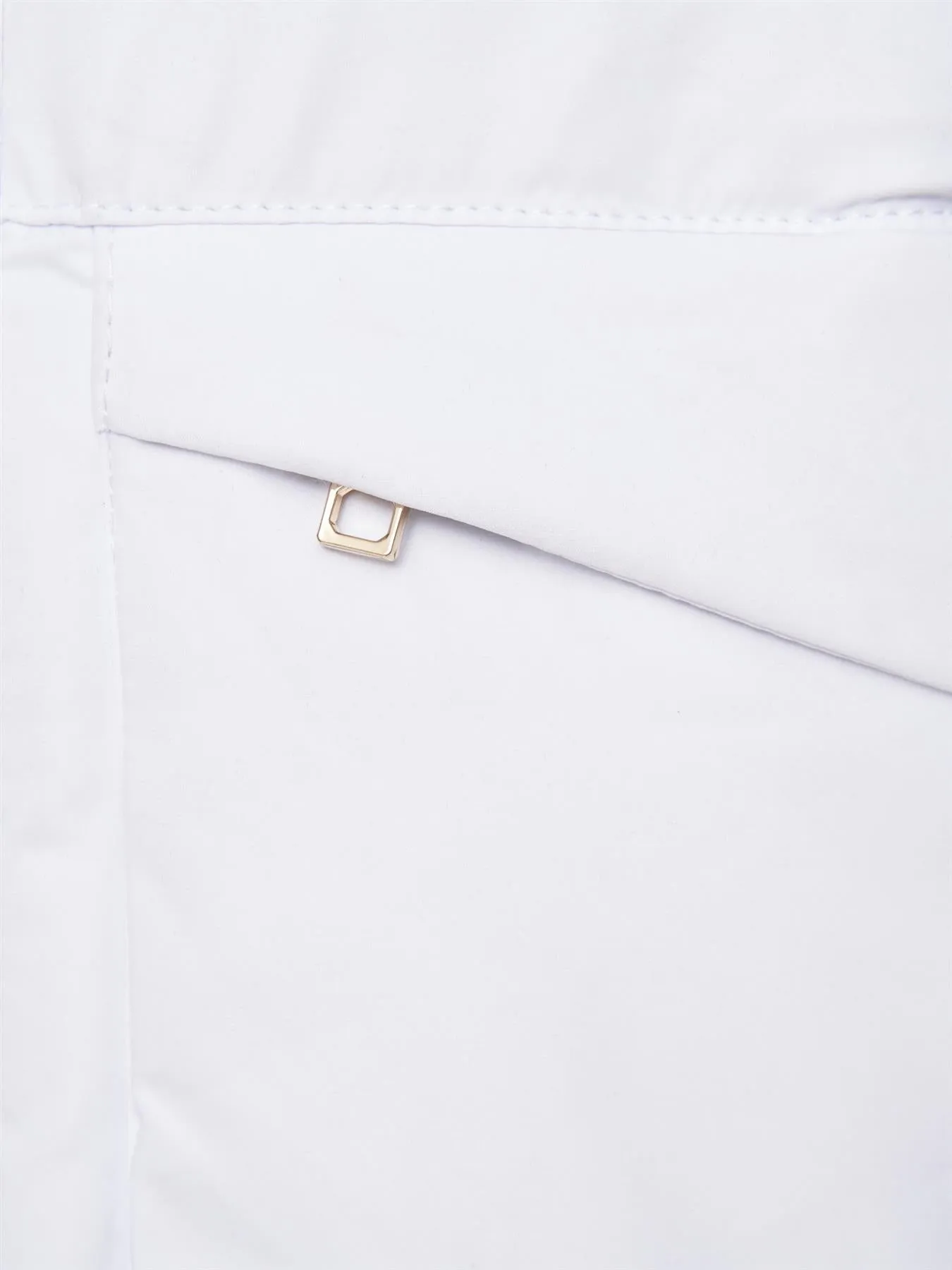 Mens Larano 2.0 Short Puffer Bomber Jacket White