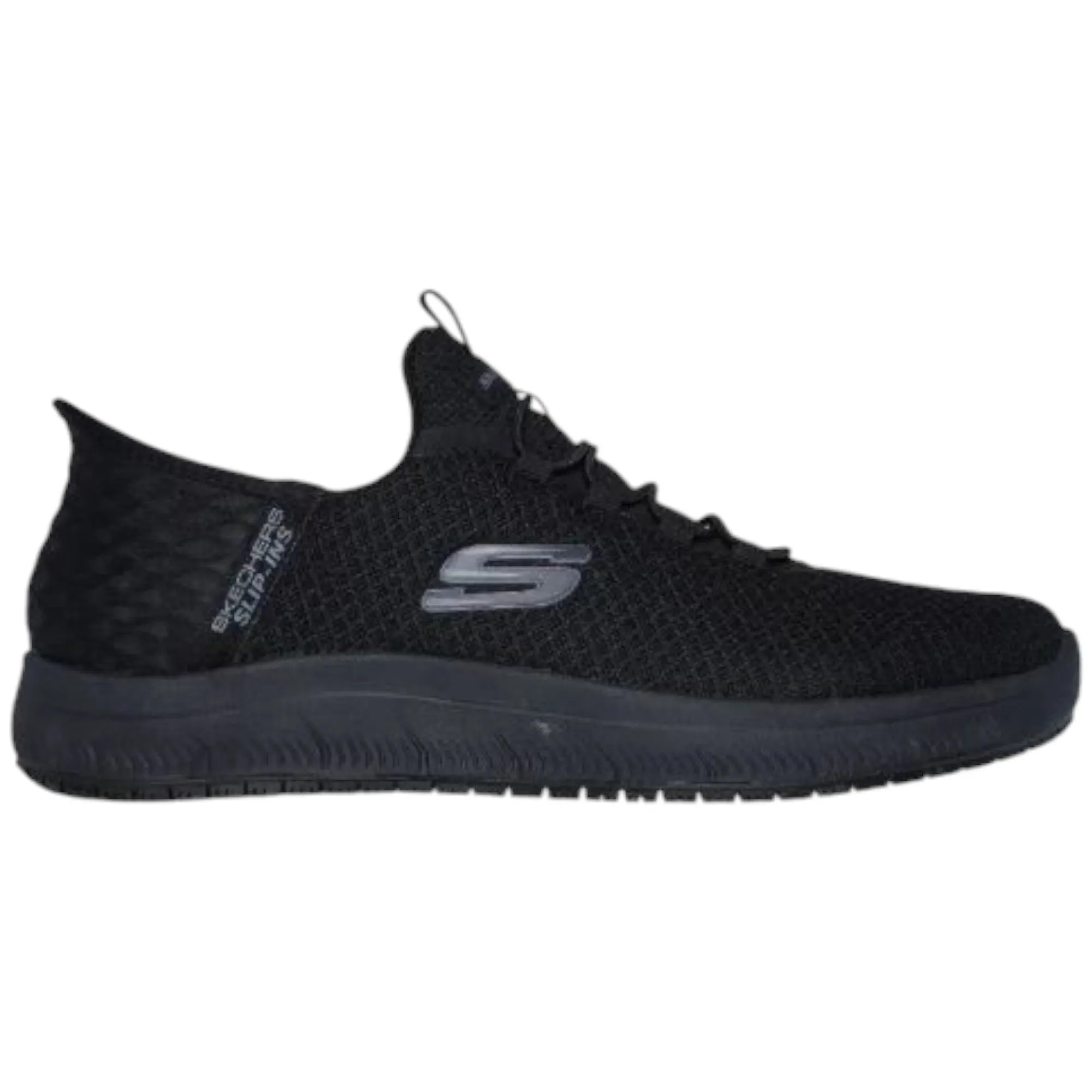Mens Skechers Slip-Ins Work: Summits - Colsin Shoes Black
