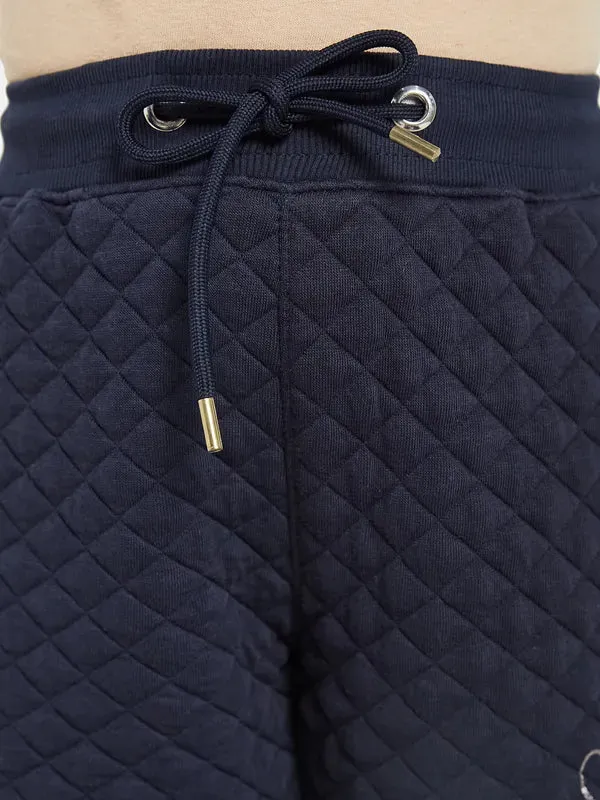 Mettle Girls Self Design Mid-Rise Joggers