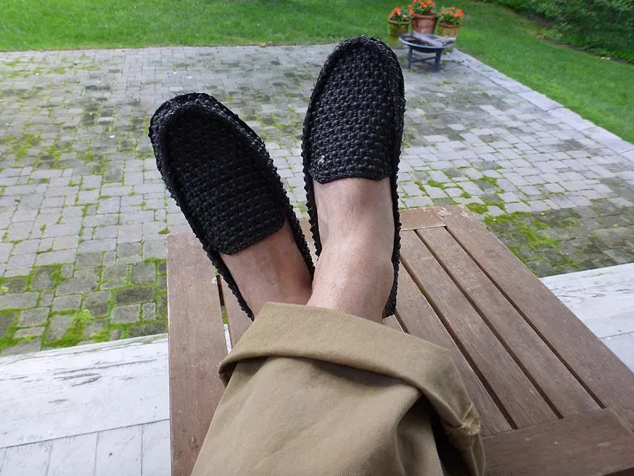 Mocassins antidérapants Le DD - Noir
