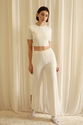 Monochromatic Wide Leg Pants