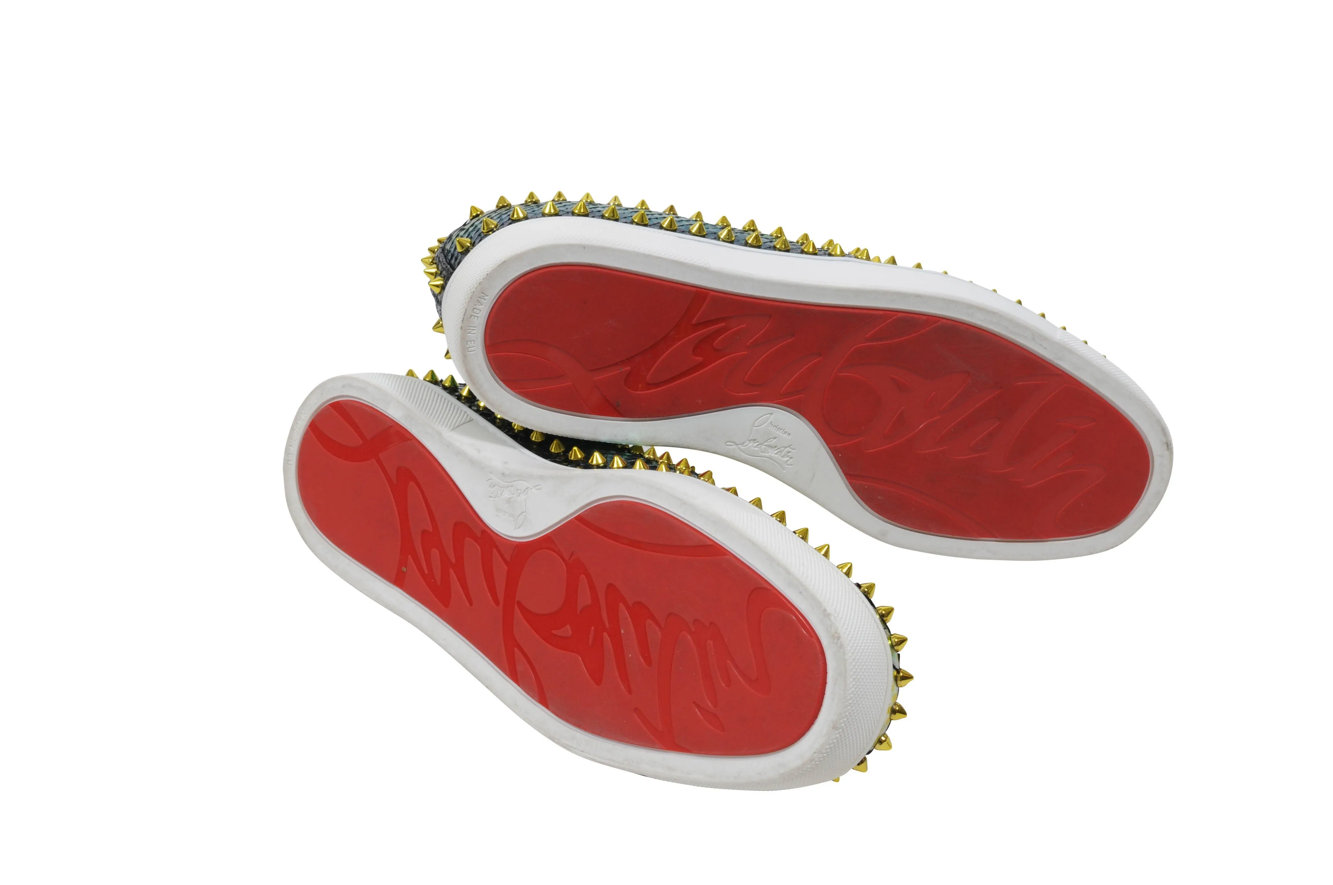 Multi Color Python Snake Pik Pik Roller Boat Slip On Sneakers