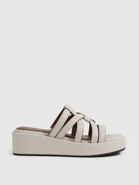 Naya leather strappy platform sandals