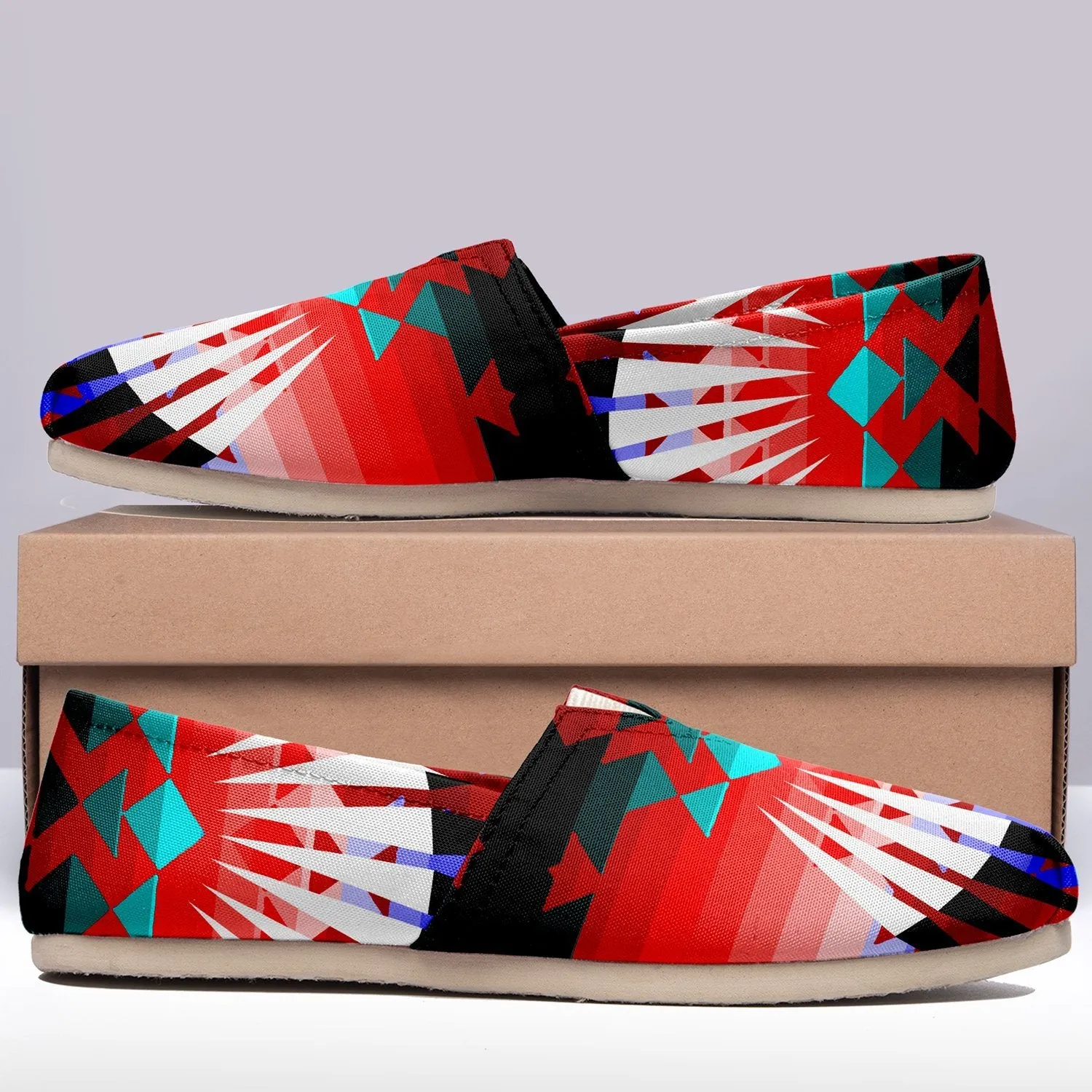 Northwest Ribbonwork Bustles Slip On