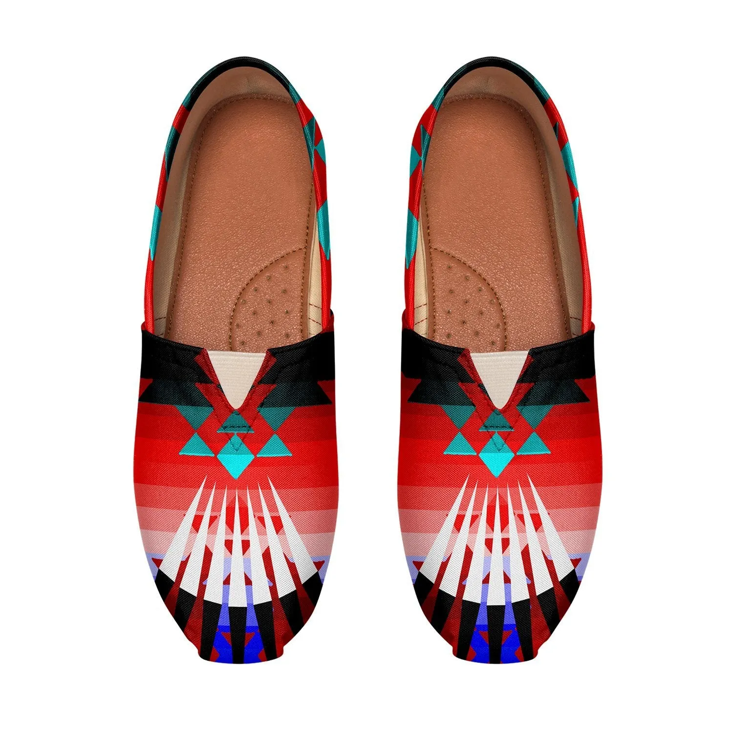 Northwest Ribbonwork Bustles Slip On