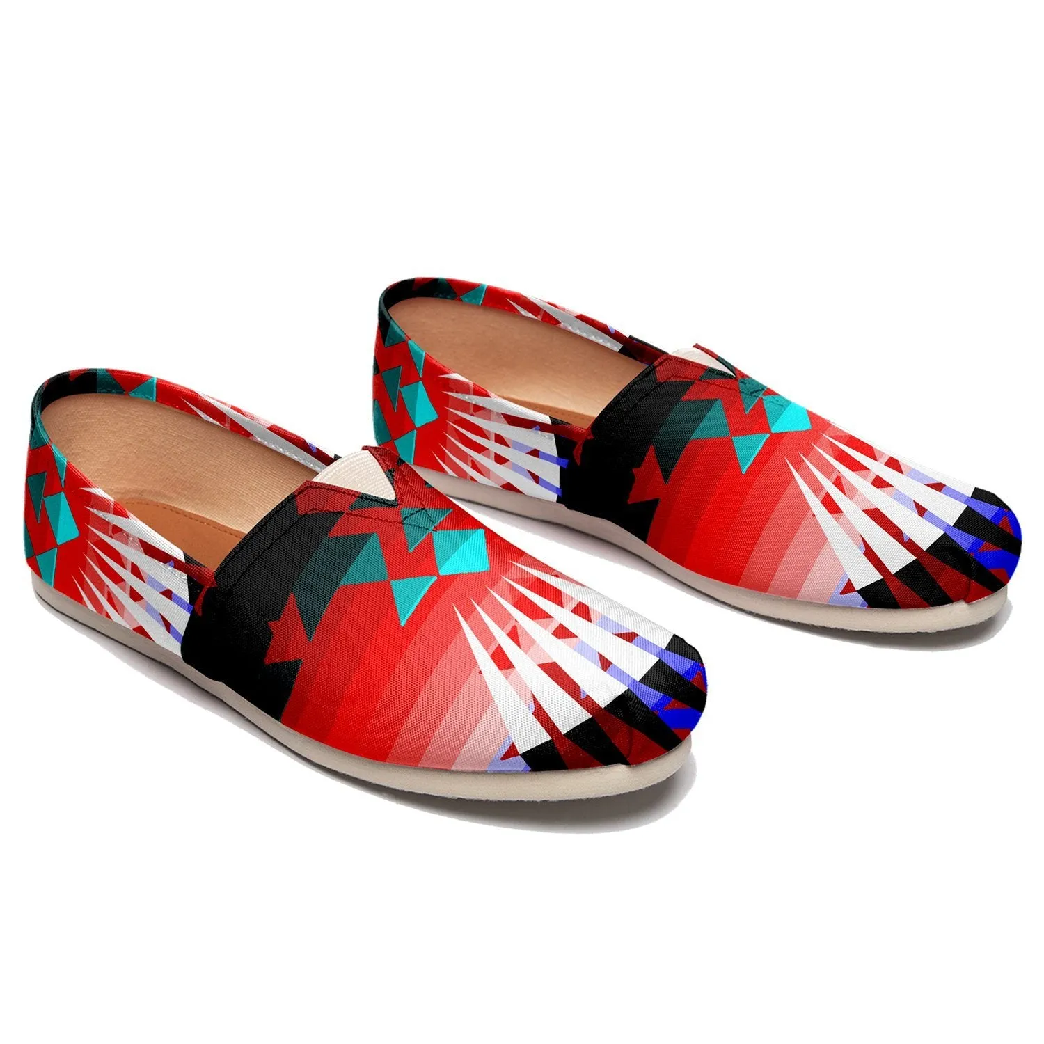 Northwest Ribbonwork Bustles Slip On