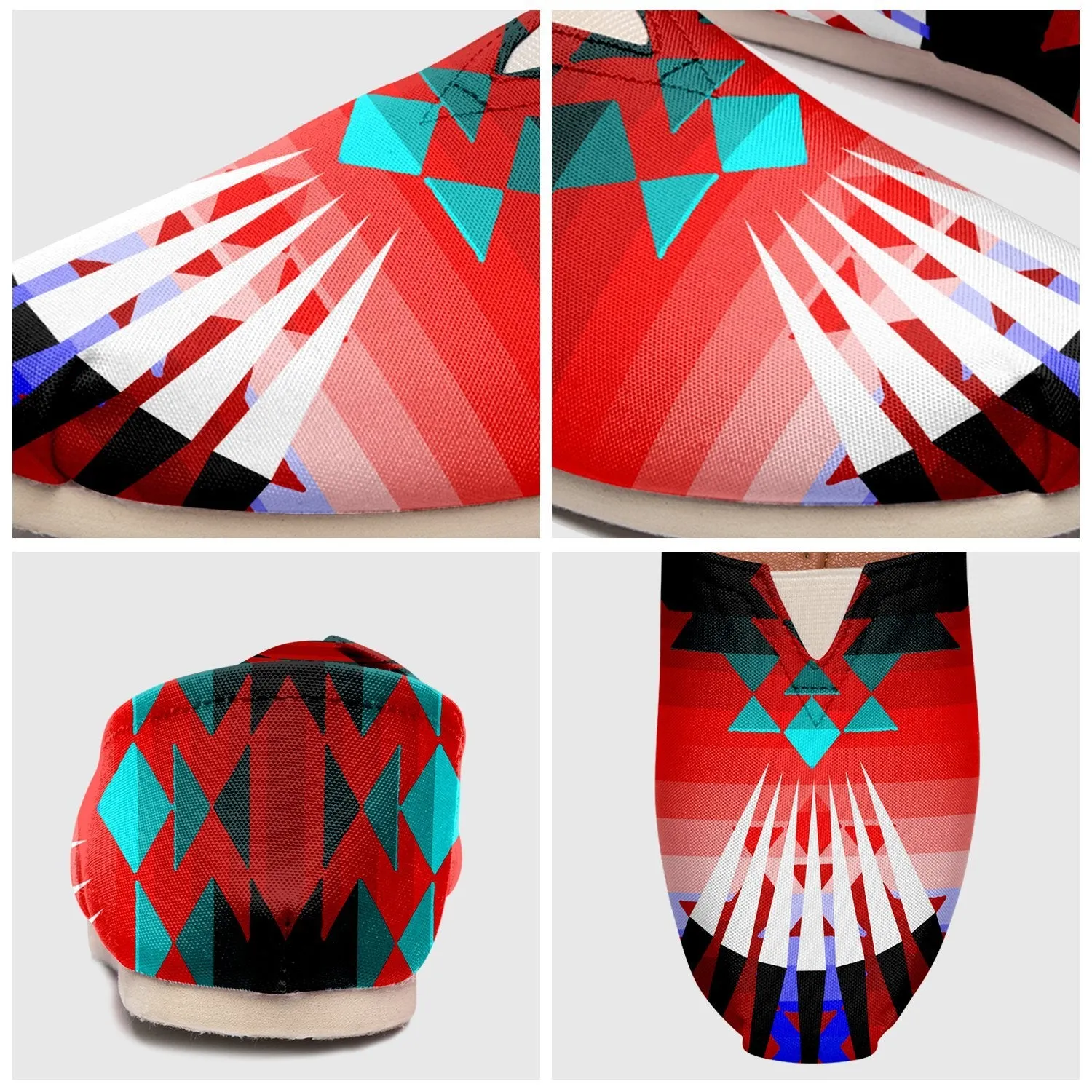 Northwest Ribbonwork Bustles Slip On
