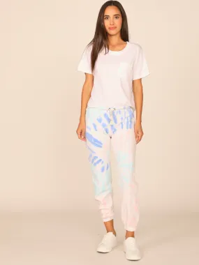 Ocean Drive Coastal Reef Tiedye Burnout Jogger