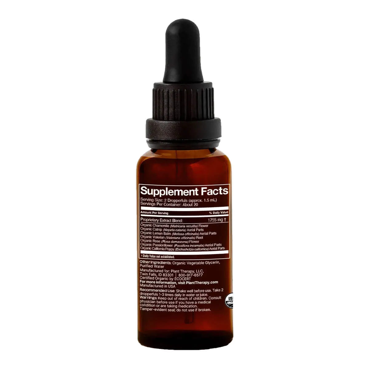 Organic Herbal Tincture - Sleep Better