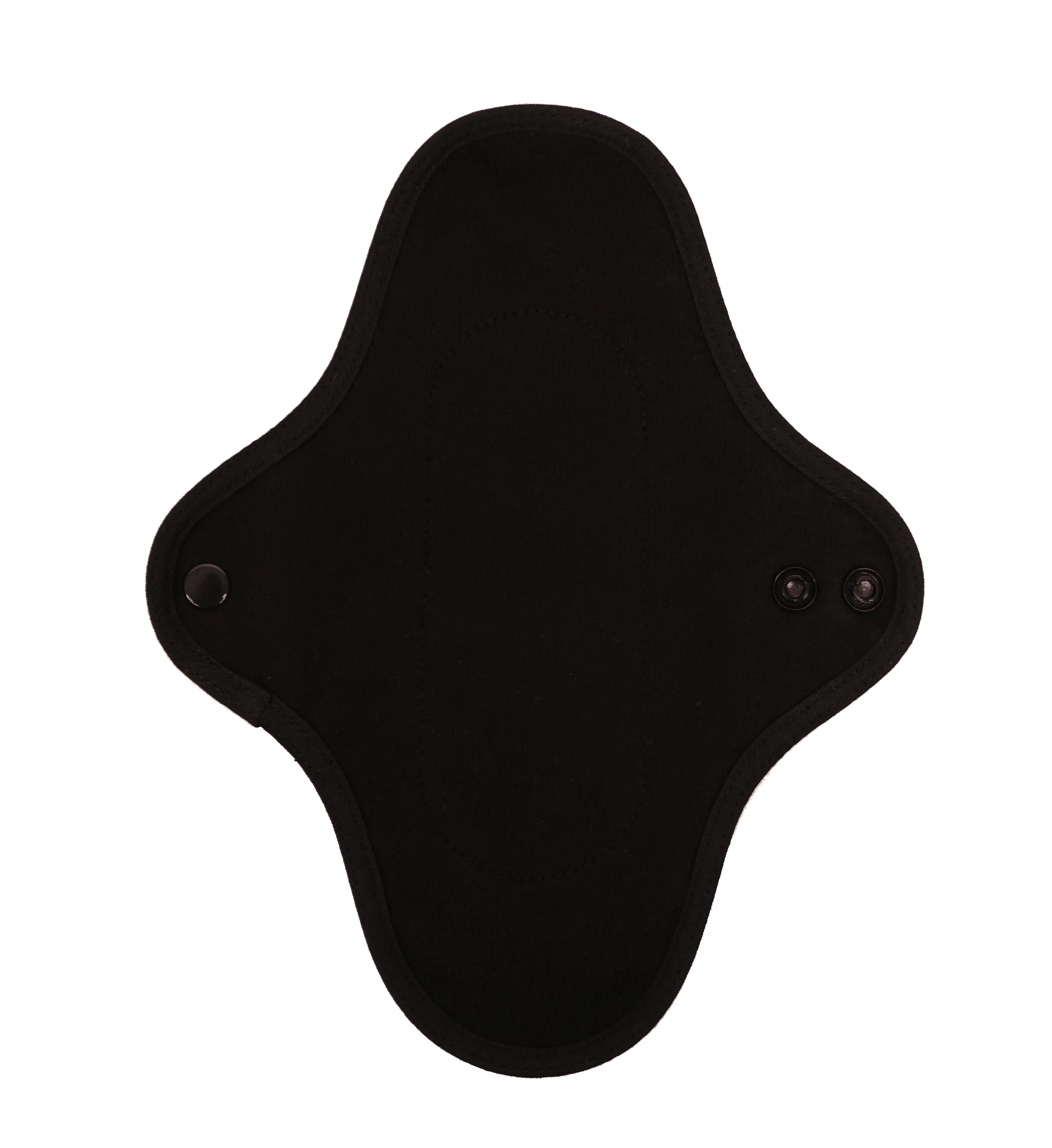Organic Reusable Pads - 3 Pantyliners in Black