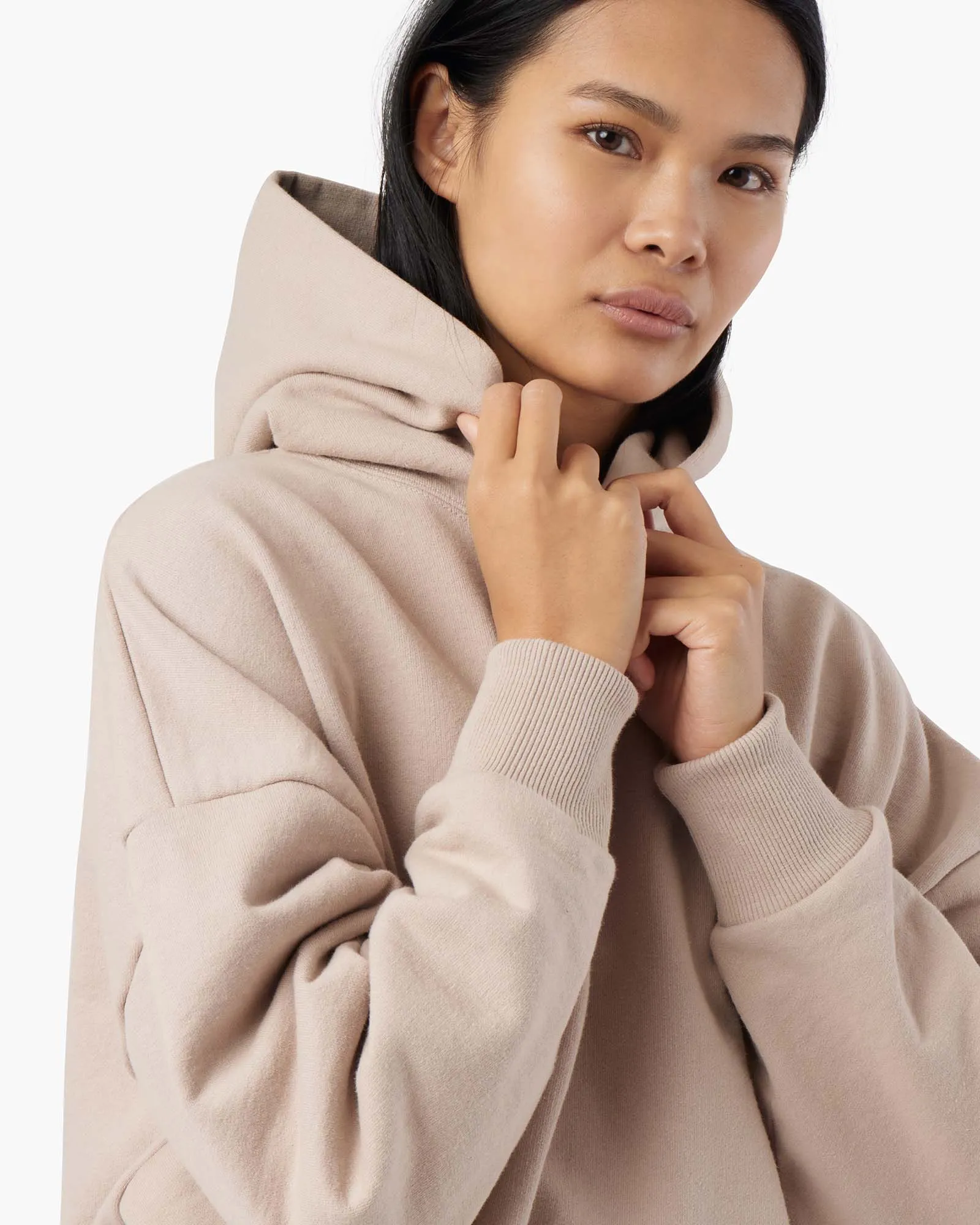 Oversized Hoodie - Sandy Taupe