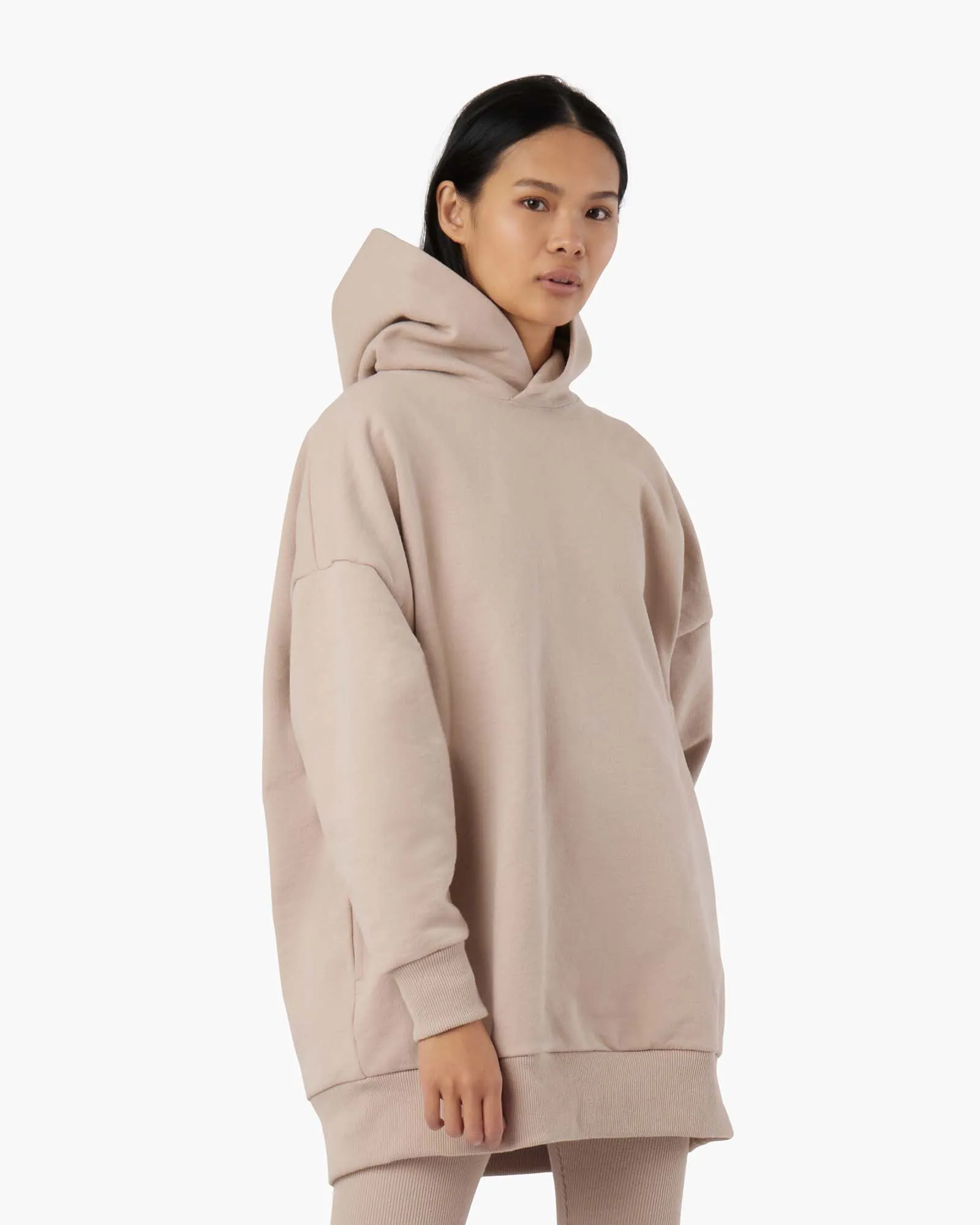 Oversized Hoodie - Sandy Taupe