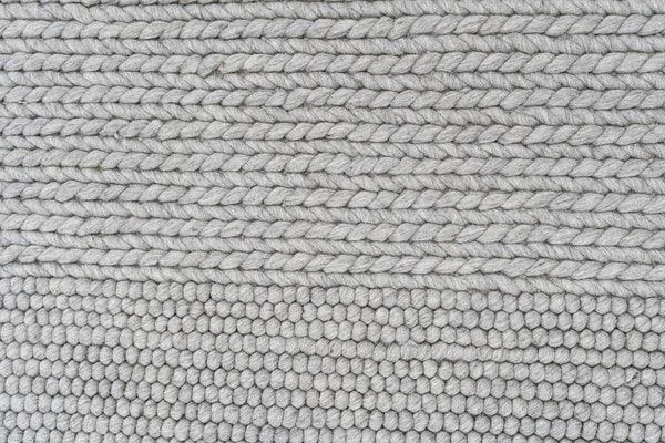 Pebble & Braid - Charcoal Runner for Bedroom/Living Area/Home with Anti Slip Backing