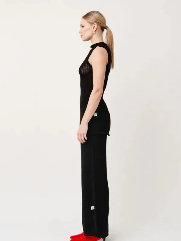 Poale Knitted Top Black