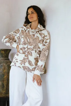 Printed Hooded Pullover